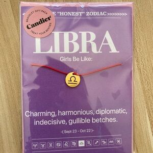 Nwt Candier The Honest Zodiac Libra Sign  Bracelet Gift Pack New